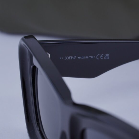 Loewe LW40145F 01A Cat Eye Sunglasses – Black\Smoke - Picture 8 of 10